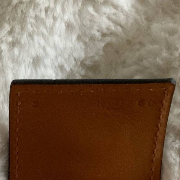 Authentic Hermes CDC Collier de Chien Matte Alligator Bracelets GOLD NOIR GHW - Picture 10 of 10